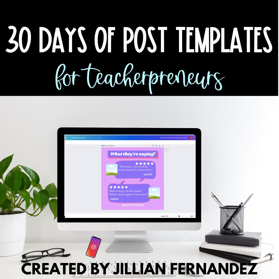 30 DAYS OF POST TEMPLATES