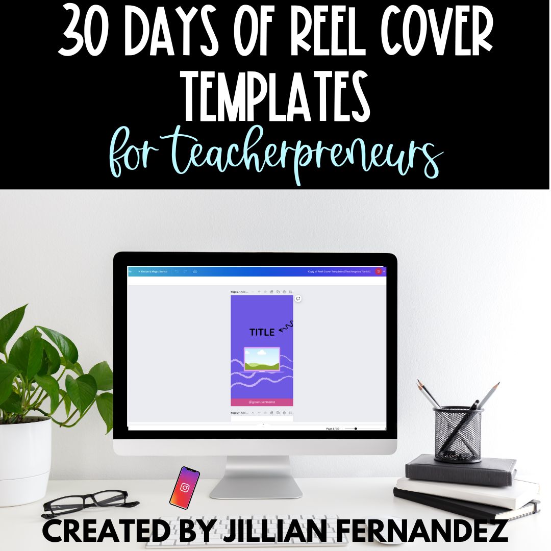 30 DAYS OF REEL COVER TEMPLATES