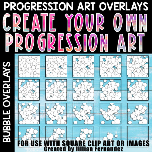 Progression Overlay Bubble Clipart for Digital Activities