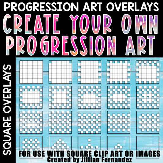 Progression Overlay Square Clipart for Digital Activities